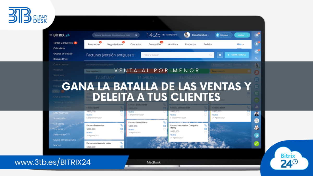 Gana la batalla de las ventas y deleita a tus clientes | www.3tb.es